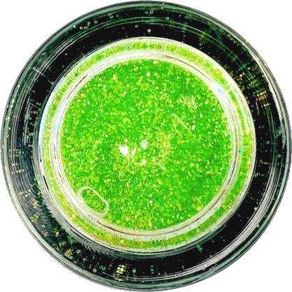 Dekorativní prachová glitterová barva Sugarcity (10 ml) Electric Lime Glitter 5792 dortis dortis