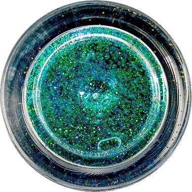 Dekorativní prachová glitterová barva Sugarcity (10 ml) Peacock Glitter 5799 dortis dortis