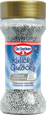 Dr. Oetker Kuličky stříbrné/bílé (65 g) DO0077 dortis dortis