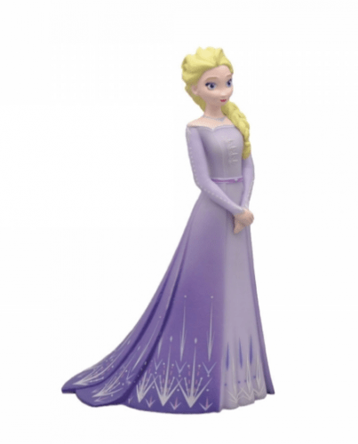 Figurka na dort Elsa fialové šaty 10x6cm BULLYWORLD