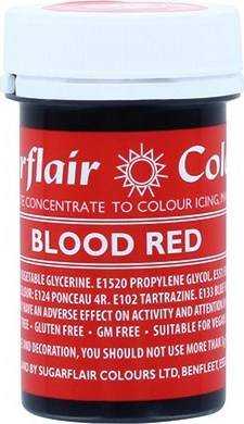 Gelová barva Sugarflair (25 g) Blood Red A151 dortis dortis
