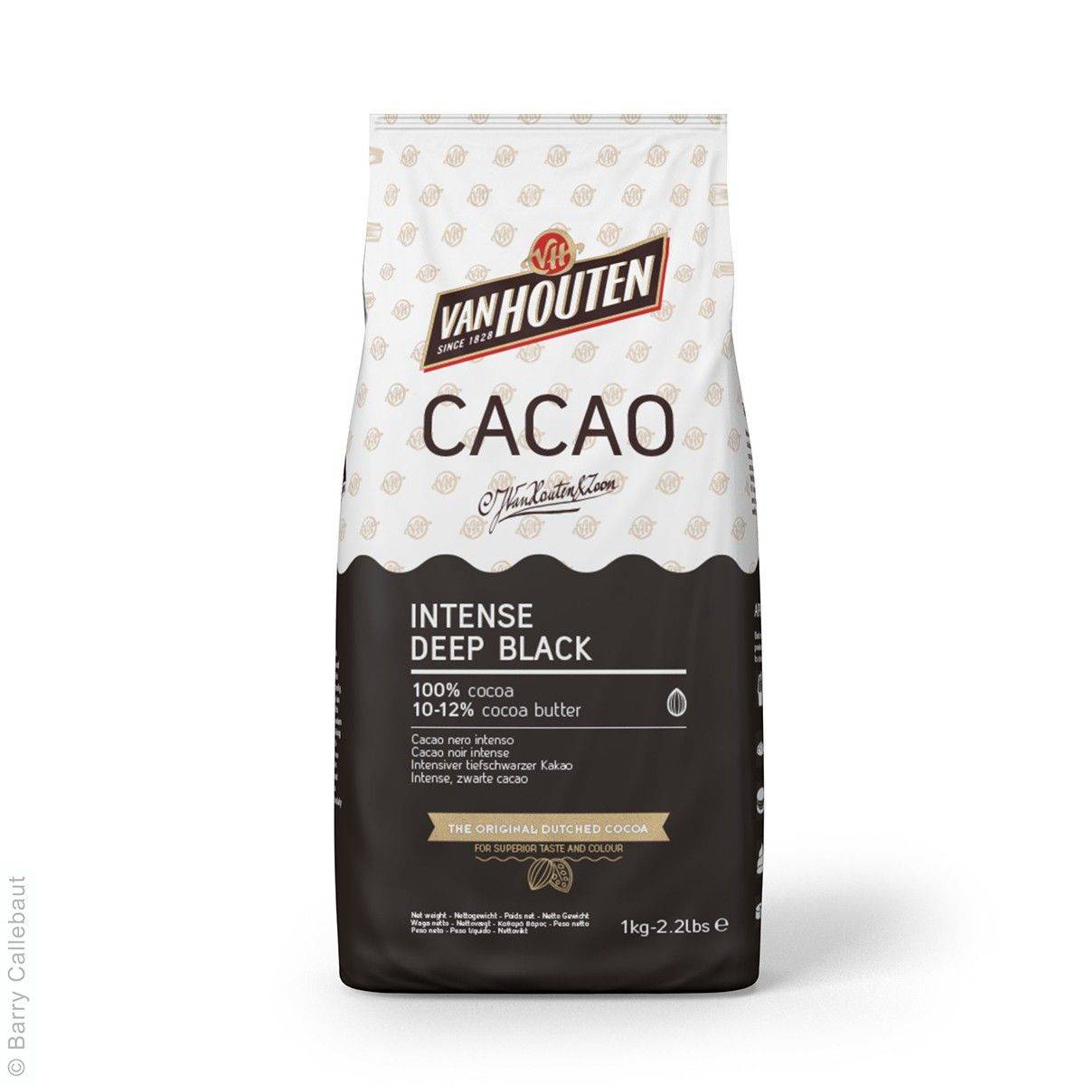 Intezivní černý kakaový prášek - Van Houten 1kg FunCakes