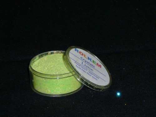 Jedlá prachová glitterová barva Rolkem (10 ml) Lime 6389 dortis dortis