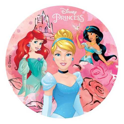 Jedlý papír Disney princezny 20cm Dekora