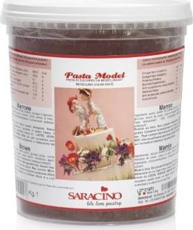 Modelovací hmota hnědá 1 kg DEC036 Saracino Saracino