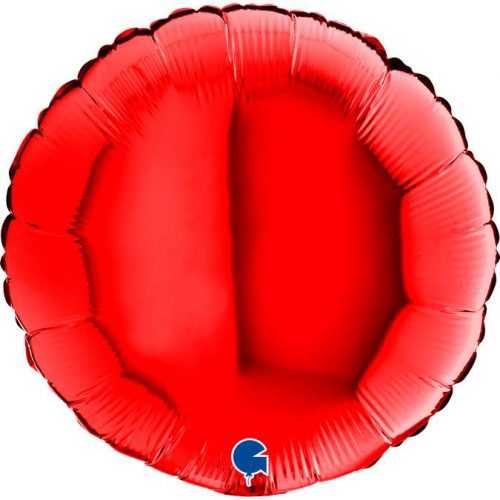 Nafukovací balónek kulatý 46cm červený Grabo