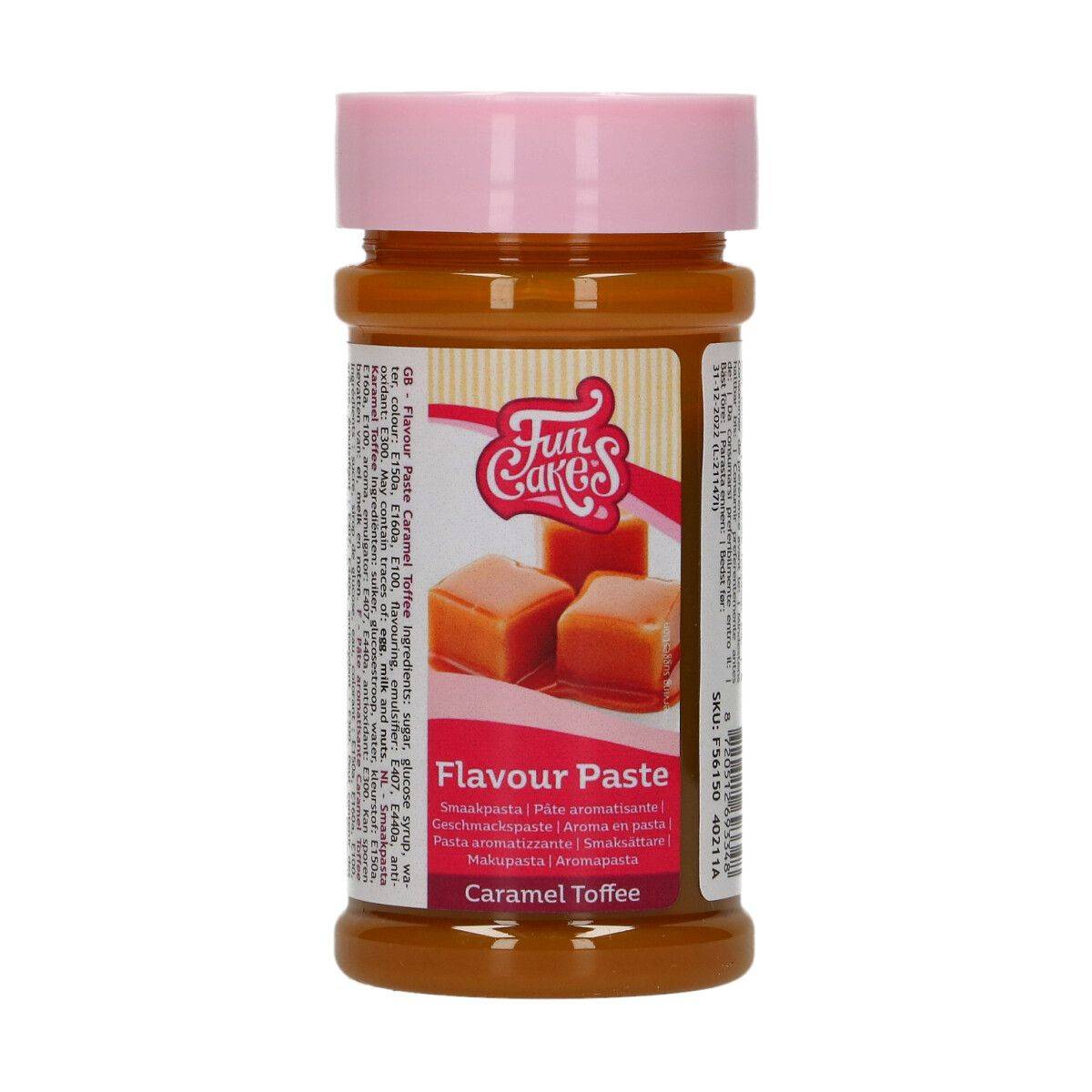 Ochucovací pasta karamel toffee 100g FunCakes