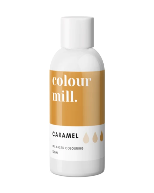 Olejová barva 100ml vysoce koncentrovaná karamelová colour mill