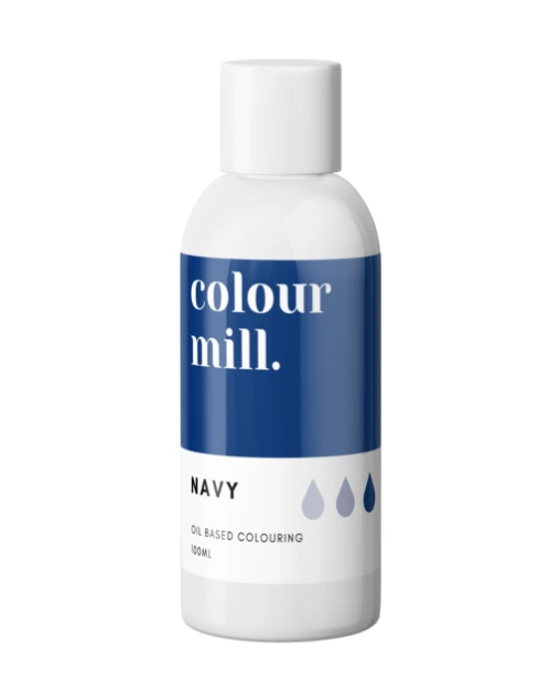 Olejová barva 100ml vysoce koncentrovaná námořní modrá - Navy colour mill
