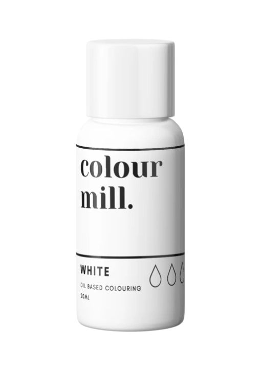 Olejová barva 20ml vysoce koncentrovaná bílá colour mill