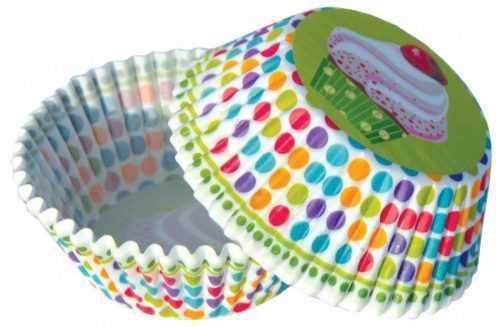 Papírové košíčky na Muffiny a cupcakes 50ks barevný košíček Alvarak