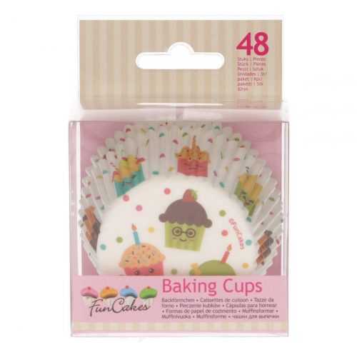 Papírový košíček 48ks Cupcake FunCakes
