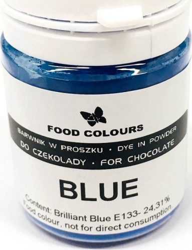Prášková barva do čokolády Food Colours Blue (20 g) WS-P-220 dortis dortis