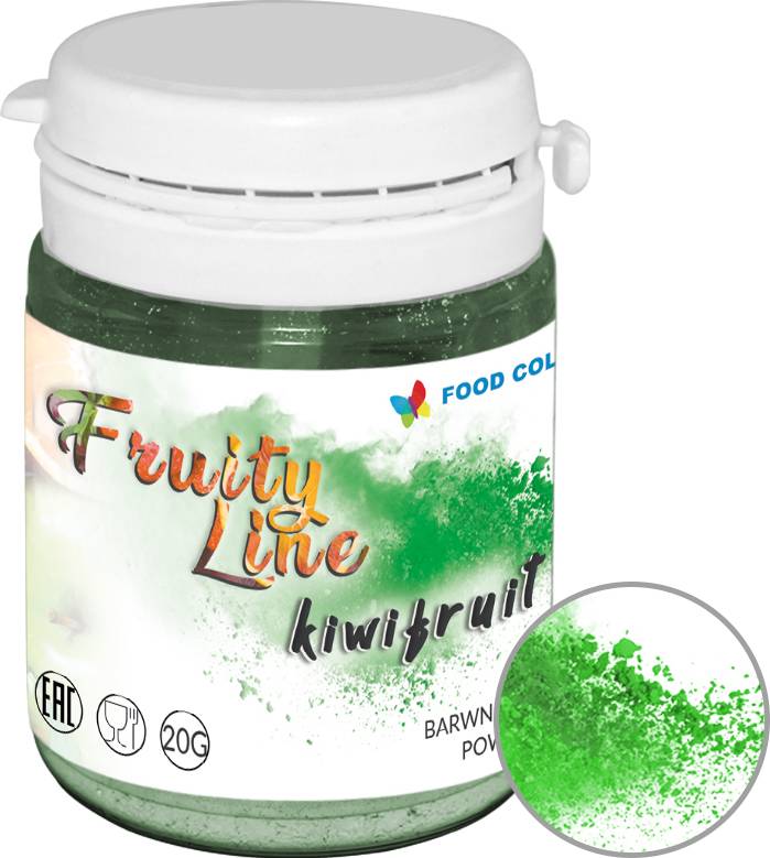 Přírodní prášková barva Food Colours FruityLine (20 g) Kiwifruit WS-PN-046 dortis dortis