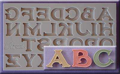 Silikonová forma abeceda Vintage Alphabet Moulds