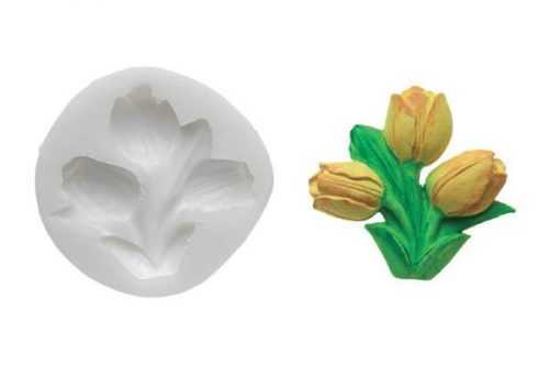 Silikonová forma na fondán- tulipány Silikomart