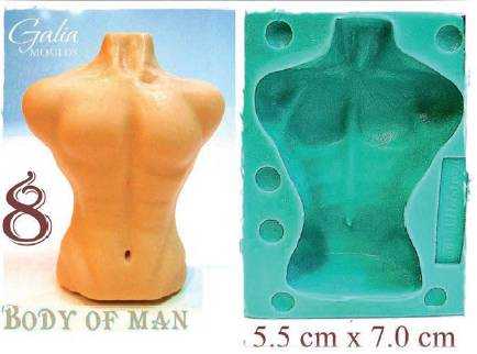 Silikonová forma tělo muže Galias Moulds