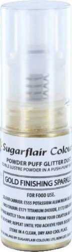 Sugarflair Třpytky v rozprašovači Gold Finishing Sparkle (10 g) E822 dortis dortis