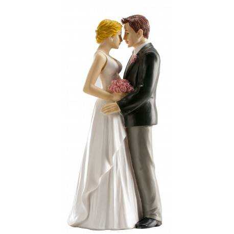Svatební figurka na dort 16cm opravdová láska Dekora