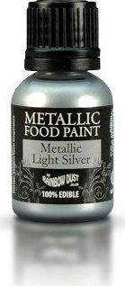 Tekutá metalická barva Rainbow Dust (25 ml) Light Silver 1479 dortis dortis