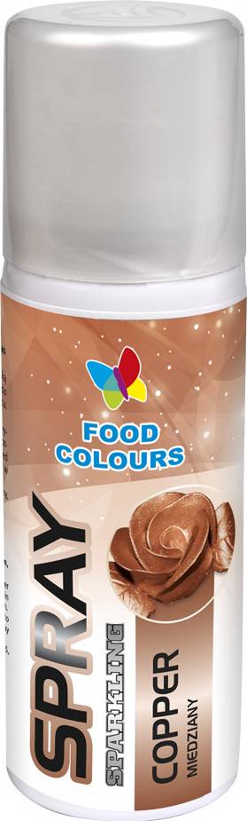 Barva ve spreji Food Colours Copper (50 ml) Měděná 6488 dortis dortis