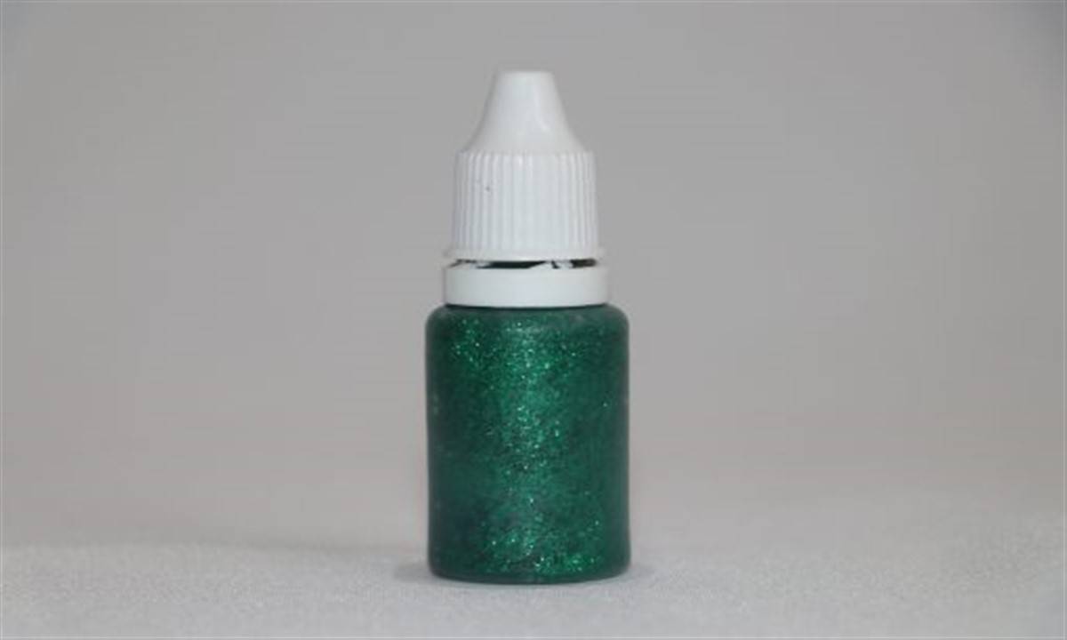 Gel na povrchy s glitry Luster Paint 15ml Emerald Rolkem