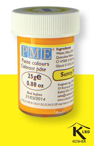PME gelová barva - zářivě žlutá PME