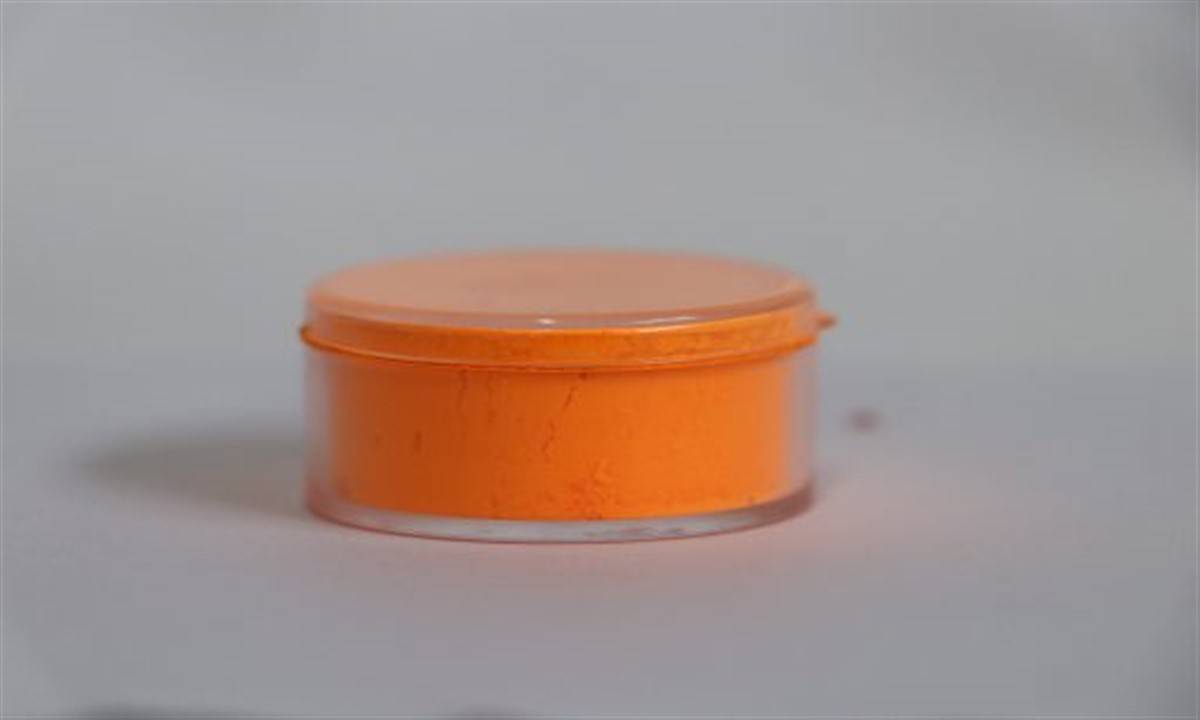 Prachová barva neonová oranžová 10g Rolkem