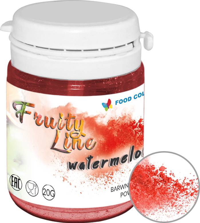Přírodní prášková barva Food Colours FruityLine (20 g) Watermelon WS-PN-016 dortis dortis
