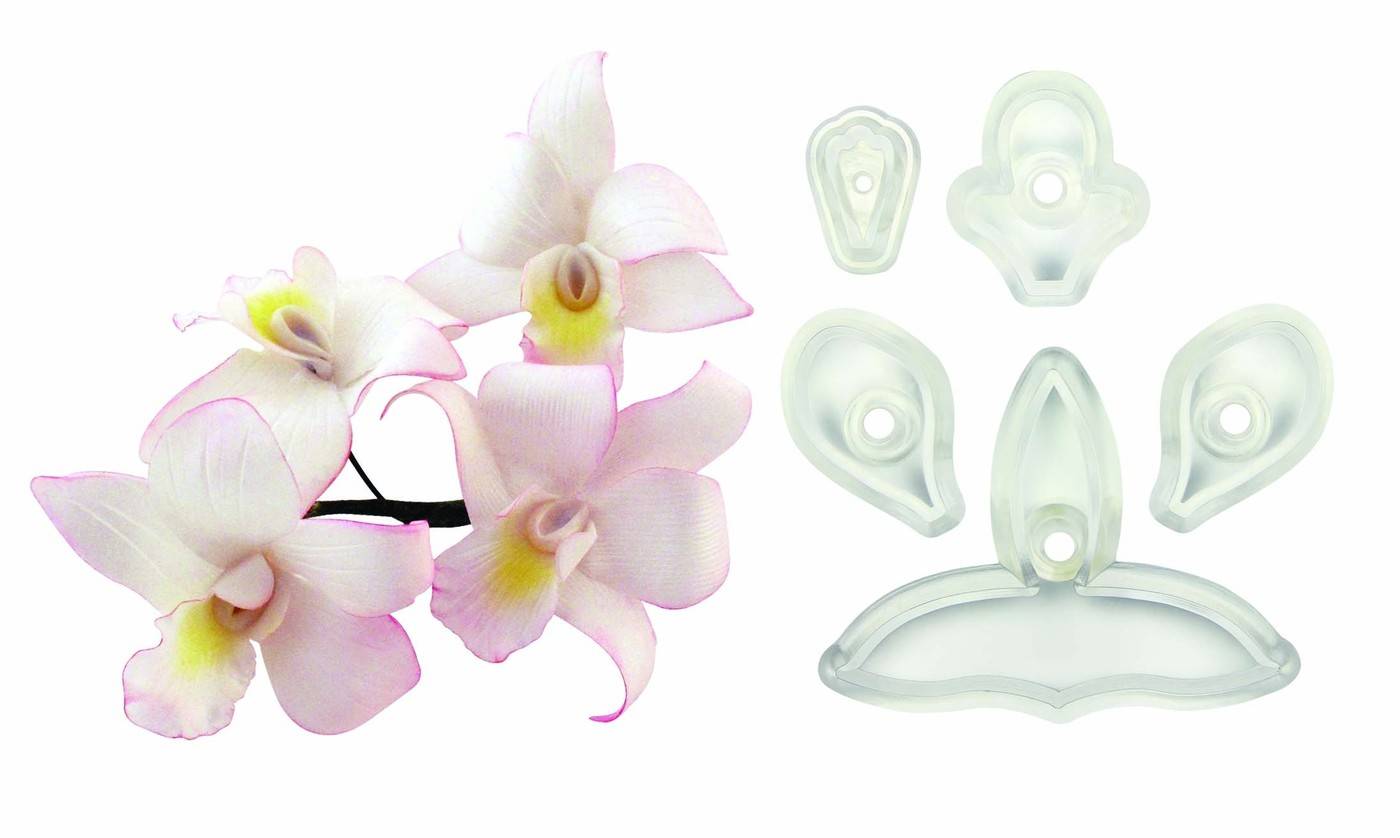 Sada 5ks vykrajovátek – orchidej Singapour JEM