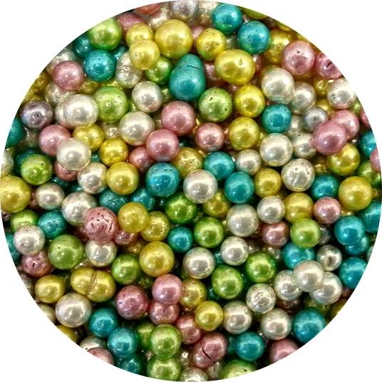 Cukrové perly duhové (50 g) CRI02 dortis dortis