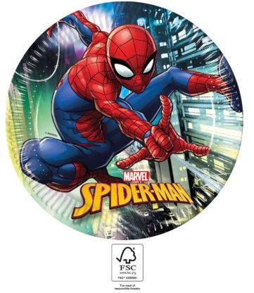 Papírový talíř na párty 23cm Spiderman Procos