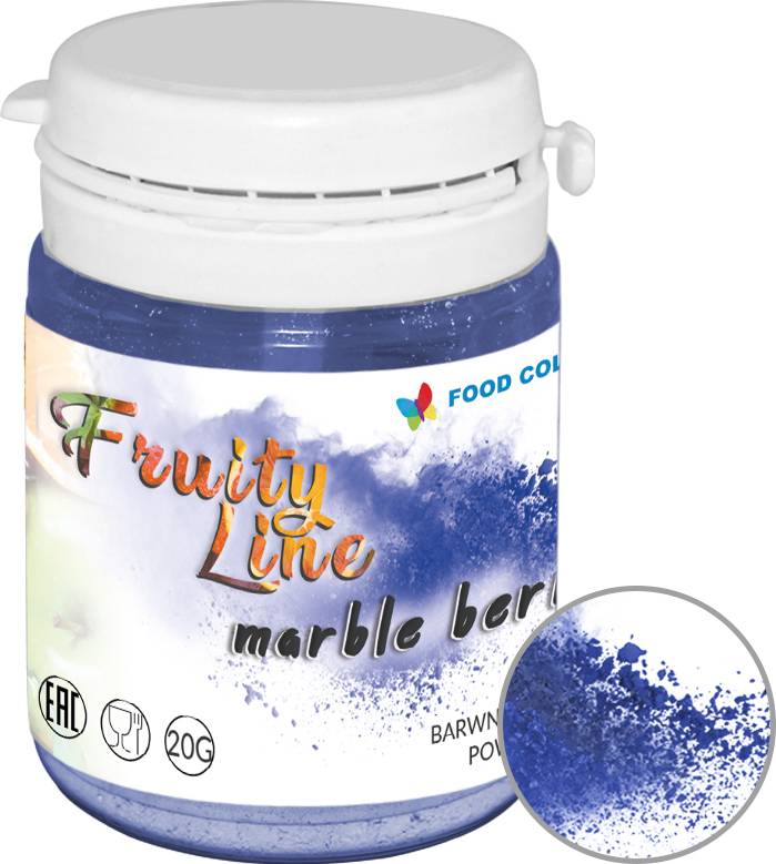 Přírodní prášková barva Food Colours FruityLine (20 g) Marble Berry WS-PN-056 dortis dortis