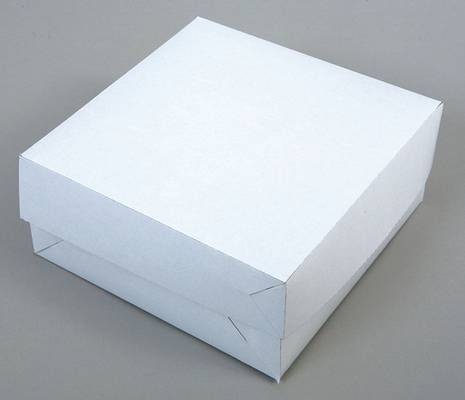 Dortová krabice bílá 20 x 20 x 10 cm dortis
