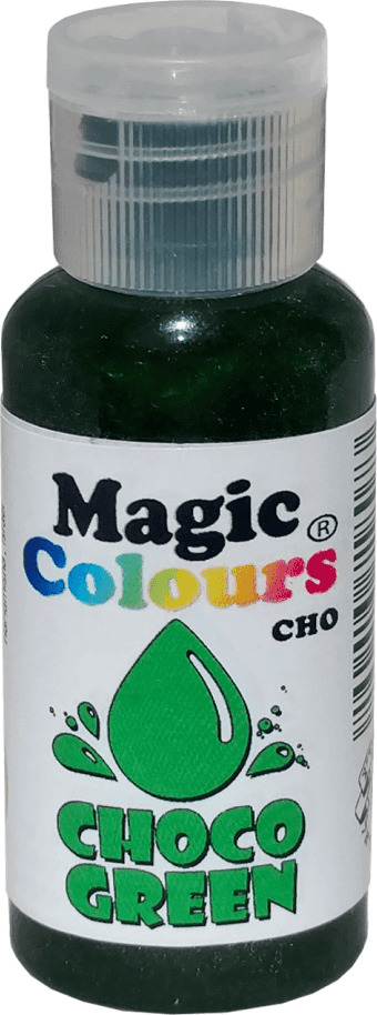 Gelová barva do čokolády Magic Colours (32 g) Choco Green CHOGRN dortis dortis
