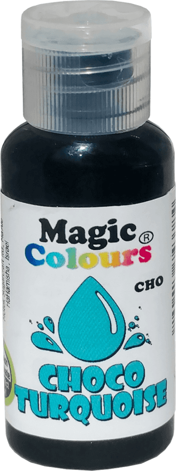 Gelová barva do čokolády Magic Colours (32 g) Choco Turquoise CHOTRQ dortis dortis