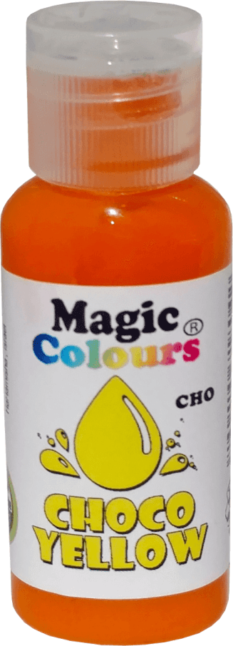 Gelová barva do čokolády Magic Colours (32 g) Choco Yellow CHOYEL dortis dortis