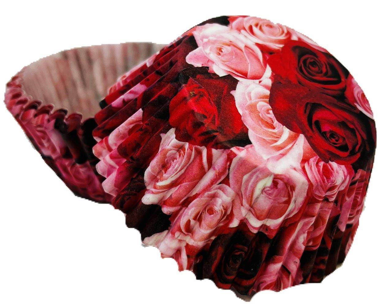 Košičky na muffiny růže (50 ks) Alvarak