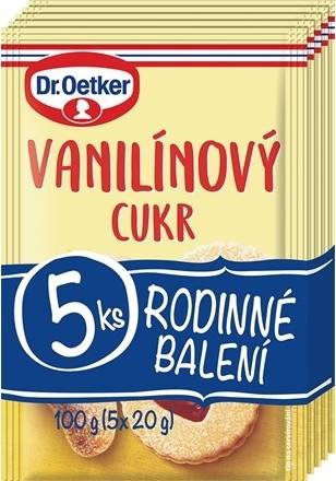 Vanilínový cukr 5x20 g (100 g) DO0058 Dr. Oetker Dr. Oetker