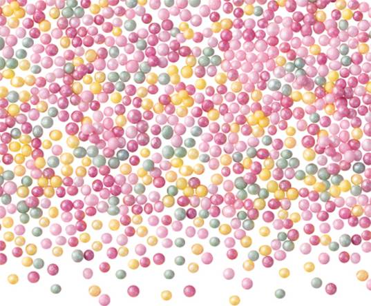 Cukrový máček perleťový barevný (1