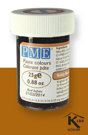 PME gelová barva - hnědá PME