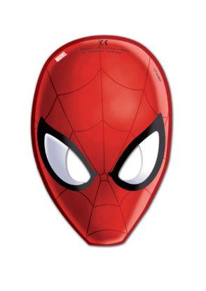 Papírová maska 6ks Spiderman Procos
