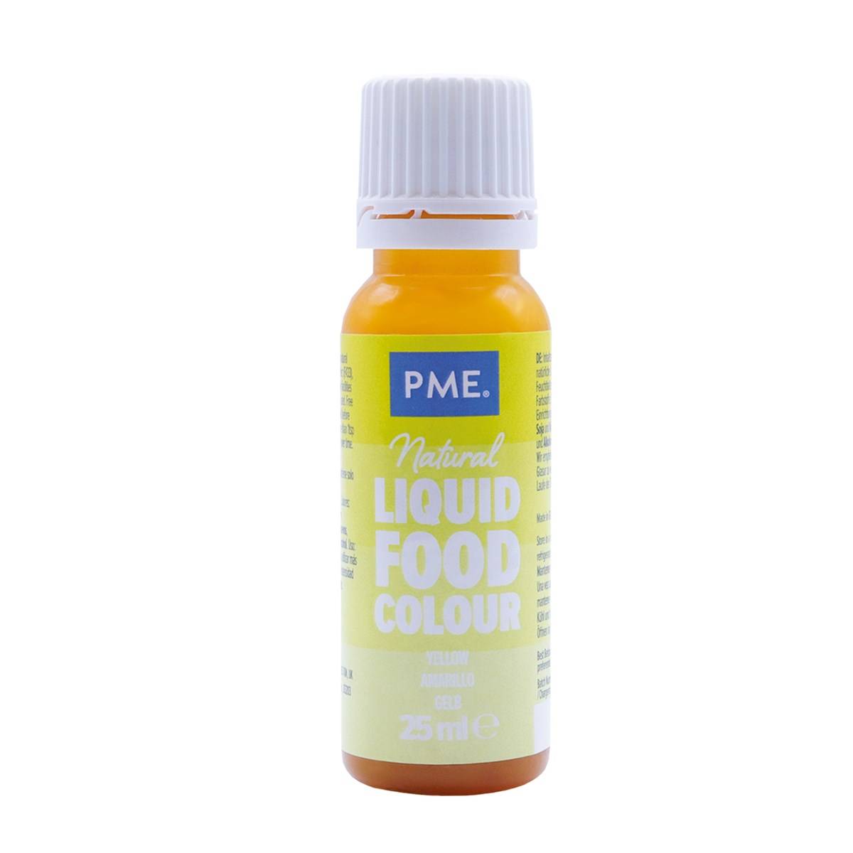Přírodní potravinářská barva žlutá 25 ml PME