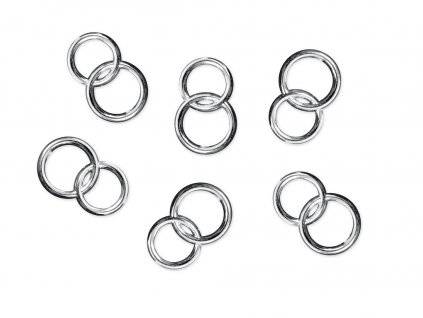 Stříbrný svatební prsteny