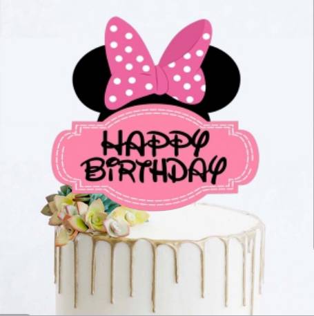 Zápich do dortu Minnie Happy Birthday Cakesicq