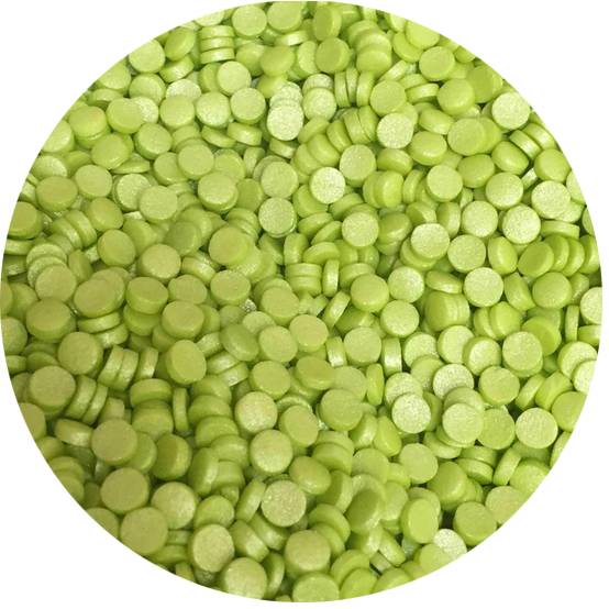 Cukrové konfety limetkové zelené 70g Scrumptious