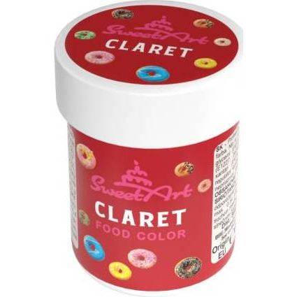 SweetArt gelová barva Claret (30 g) dortis