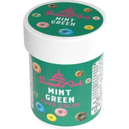 SweetArt gelová barva Mint Green (30 g) dortis