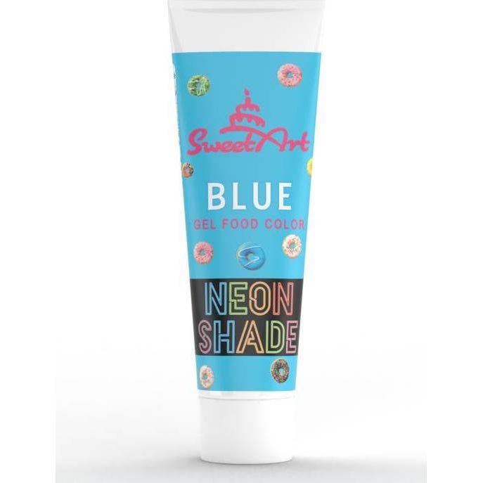 SweetArt gelová barva neonový efekt tuba Blue (30 g) dortis