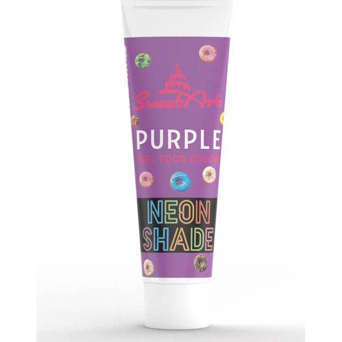 SweetArt gelová barva neonový efekt tuba Purple (30 g) dortis